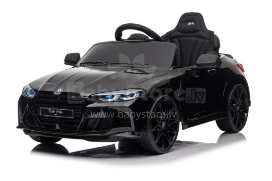 ЭЛЕКТРОМОБИЛЬ - SX2418 - BMW M4 - 12V - EVA - кожаное сиденье - ЧЕРНЫЙ