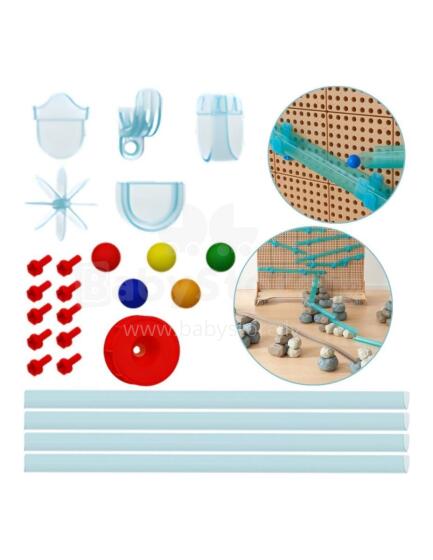 MASTERKIDZ Vandens čiuožykla ir kamuoliukų bėgimas STEM 48 vnt.