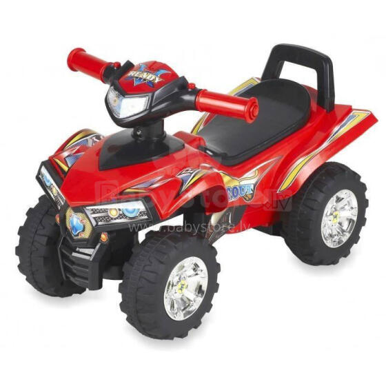 Važiuojantis automobilis - 551 - KETURRATIS - RAUDONAS