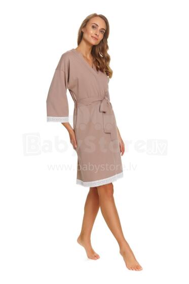 Dobranocka Art.SWW.7461.BEIGE chalatas nėščioms moterims