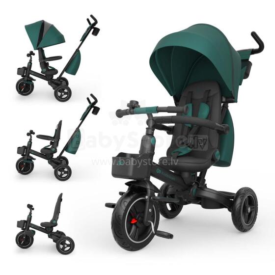 KINDERCRAFT triratukas SPINSTEP 2 Plus, žalias, KRSPST02GREPL00