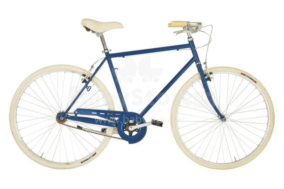 Vyriškas Retro Miesto Dviratis 28 „L’EGO“, mėlynas