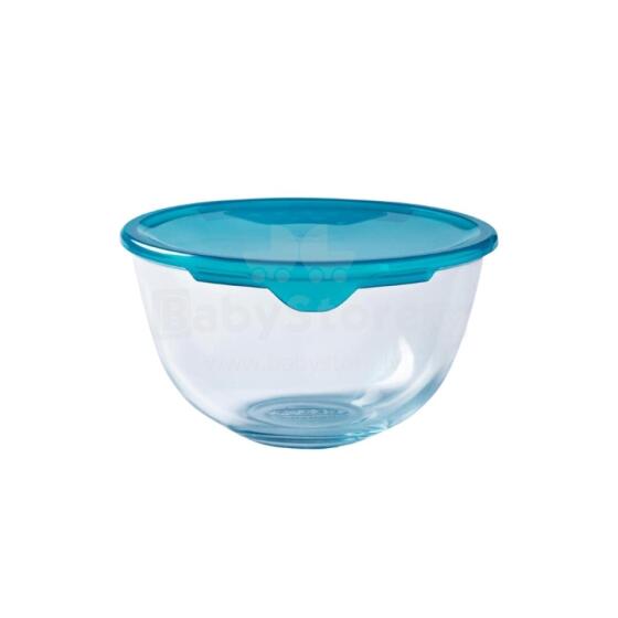 Stiklinis dubuo su dangčiu &Oslash;21cm 2.3L