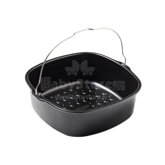 Metal baking tray for deep fryer 22x21xh7.5cm