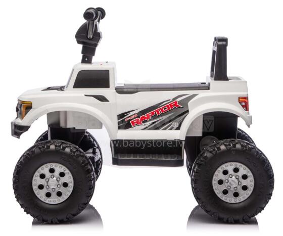 MILLY MALLY 6956 Akumuliatorinis automobilis Ford F-150 Raptor baltas