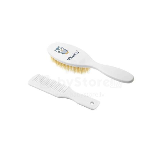 Akuku Art.A0307 Comb + plaukų šepetys