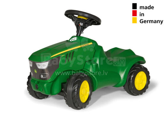 RollyMinitrac John Deere 6150R su atidaromu gaubtu