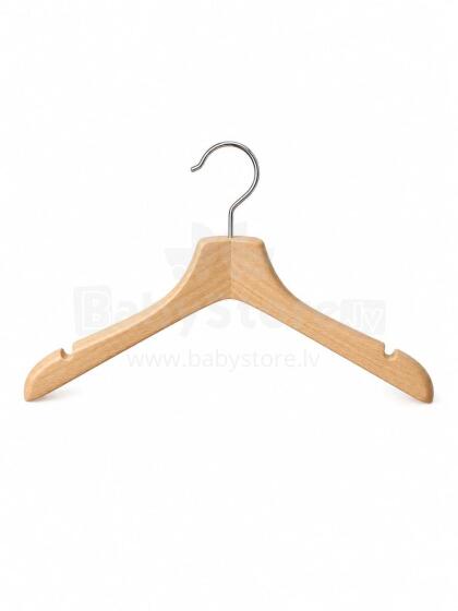 Bebe Basic Cloth Hanger Art.291992 drabužių pakaba (natūralaus medžio, 1 vnt.)