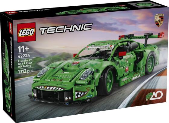 LEGO Technic Porsche 911 GT3 R REXY AO lenktynių automobilis