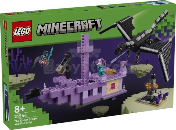 LEGO Minecraft Pabaigos Drakonas ir Pabaigos Laivas