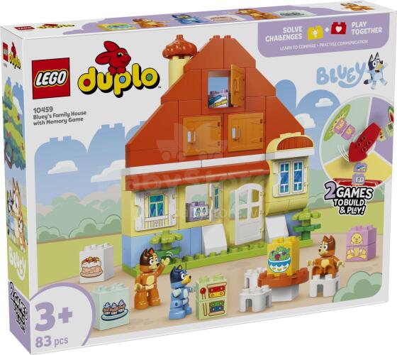 LEGO DUPLO Дом семьи Блуи с игрой на память