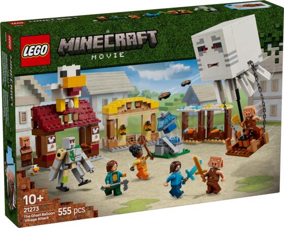 LEGO Minecraft Ghast Baliono Kaimo Ataka