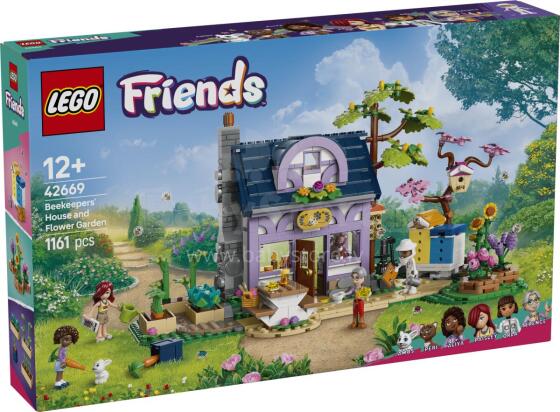 LEGO Friends Bitininkų Namas ir Gėlių Sodai