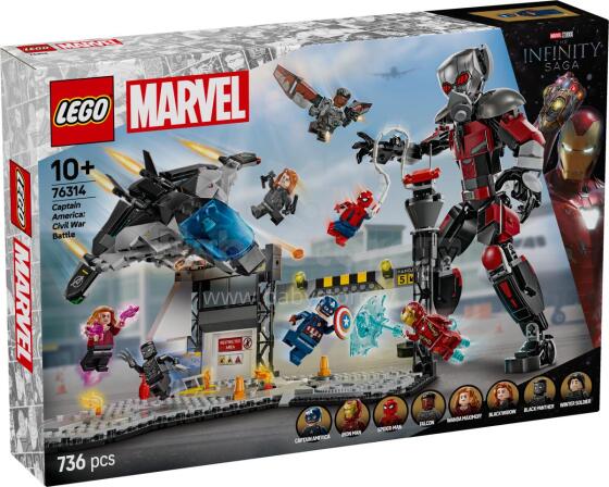LEGO Super Heroes Kapitonas Amerika: Pilietinis Karas Veiksmo Mūšis
