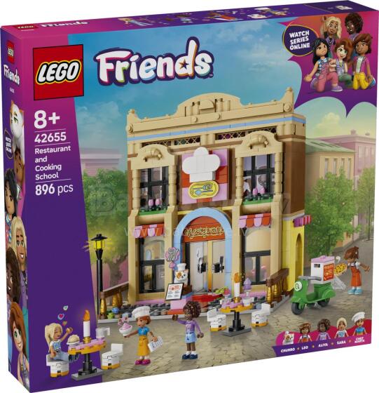 LEGO Friends restoranas ir kulinarijos mokykla