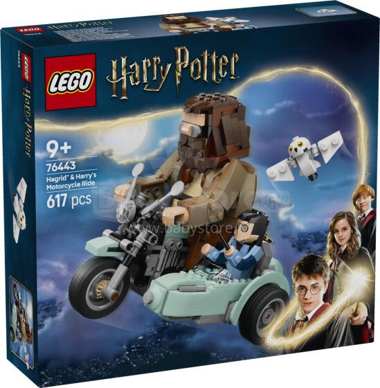 LEGO Harry Potter Hagrido ir Harry's motociklo kelionė