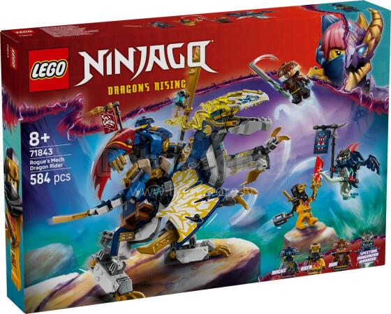 LEGO Ninjago Рыцарь Меха Дракона Рога
