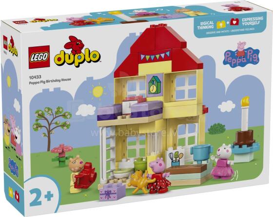 LEGO DUPLO Peppa Pig Gimtadienio Namas