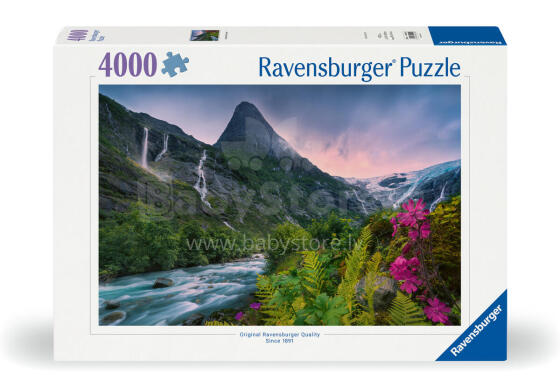 Ravensburger dėlionė 4000 vnt. Žavingas kalnų vaizdas
