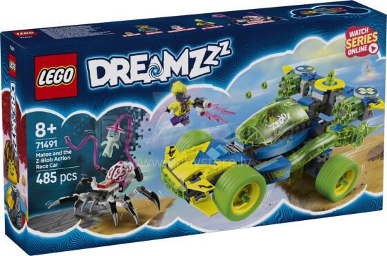 LEGO Dreamzzz Mateo ir Z-Blob veiksmo lenktynių automobilis