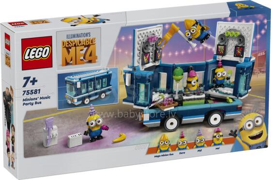 LEGO Minions Minionių Muzikos Šventės Autobusas