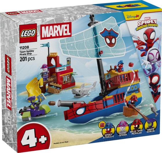 LEGO komanda Spidey piratų laivas
