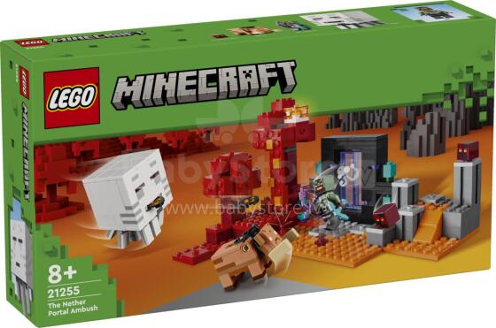 LEGO Minecraft Nether portal ambush