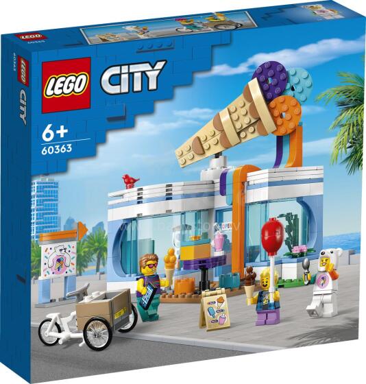 LEGO miesto ledų parduotuvė