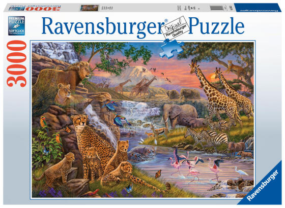 Ravensburger dėlionė 3000 vnt. Gyvūnų karalystė