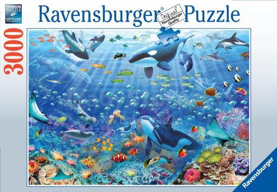 Ravensburger dėlionė 3000 vnt. Po vandeniu