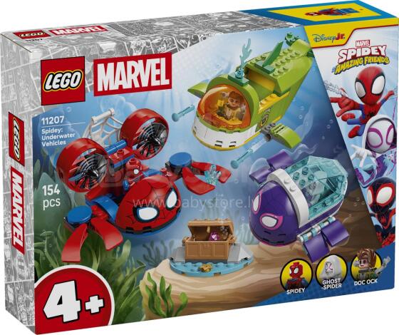 LEGO Spidey: Po vandeniu plaukiojantys transportai