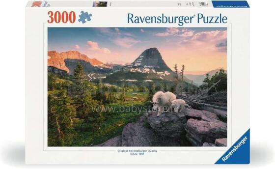 Ravensburger dėlionė 3000 vnt su Alpių ibex kūdikiu