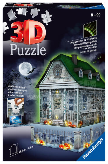 Ravensburger 3D dėlionė Vaiduoklių namas