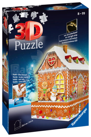 Ravensburger 3D Meduolių Namas 3D Dėlionė