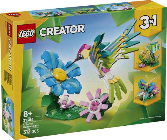 LEGO Creator laukiniai gyvūnai: spalvingas kolibrio