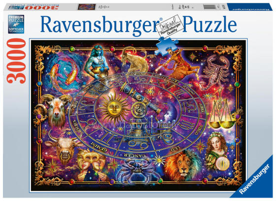 Ravensburger dėlionė 3000 vnt. Žvaigždžių ženklai
