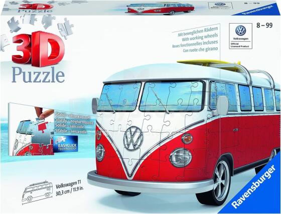 Ravensburger 3D dėlionė Volkswagen Camper Van