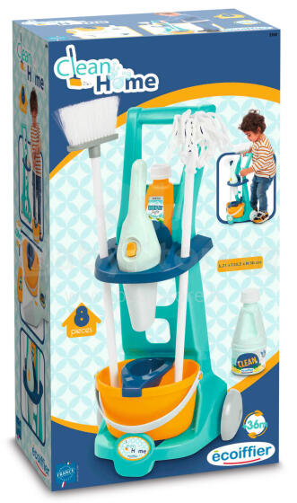 Ecoiffier valymo rinkinys