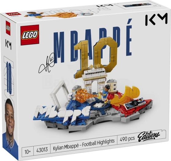 LEGO leidiniai Kylian Mbappé – Futbolo akcentai