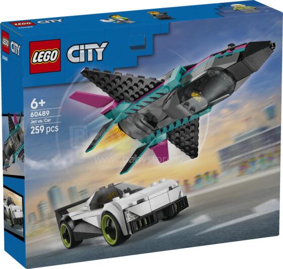 LEGO City Lėktuvas vs. Automobilis