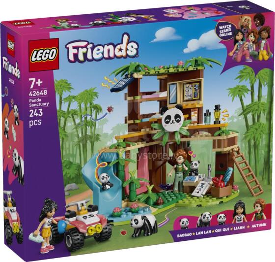 LEGO Friends Panda Sanctuarijos Gyvūnų Priežiūra