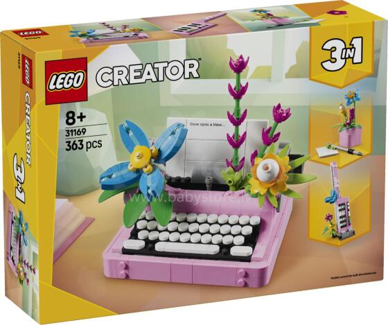 LEGO Creator Rašomasis Stalas su Gėlėmis