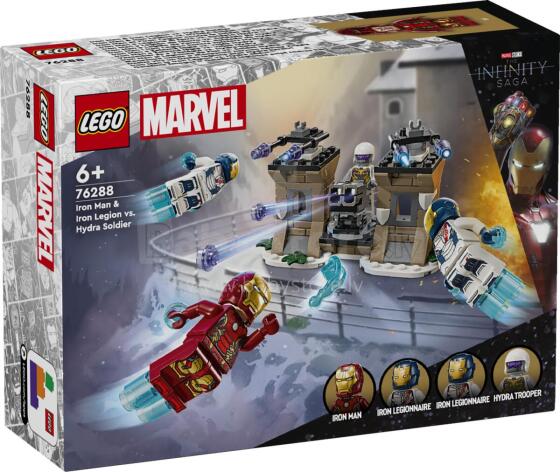 LEGO Super Heroes Geležinis Žmogus ir Geležinė Legija prieš Hydra Karys