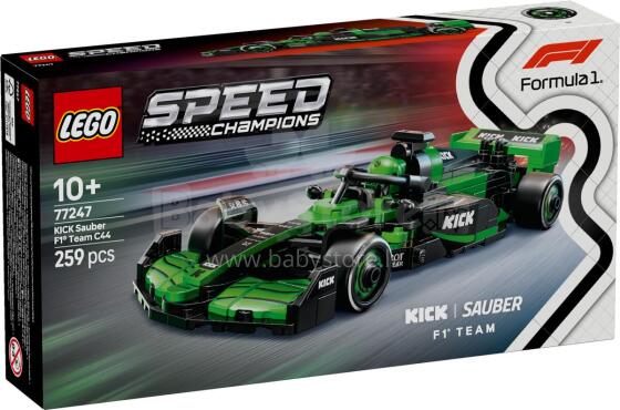 LEGO Speed Champions KICK Sauber F1 komandos C44 lenktynių automobilis