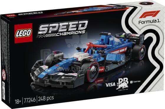 LEGO Speed Champions Visa Cash App RB VCARB 01 F1 lenktynių automobilis