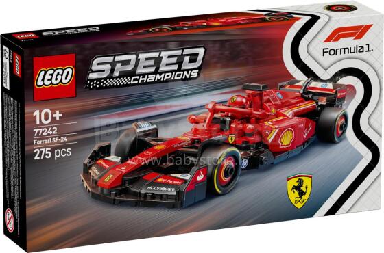 LEGO Speed Champions Ferrari SF-24 F1 lenktynių automobilis
