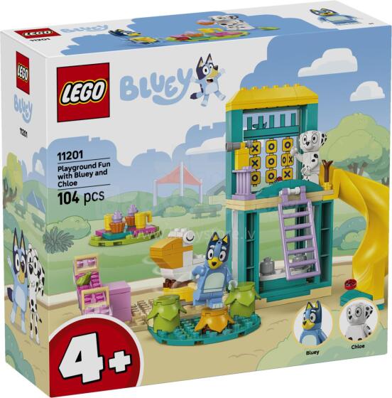 LEGO 4PLUS Žaidimų aikštelė su Bluey ir Chloe