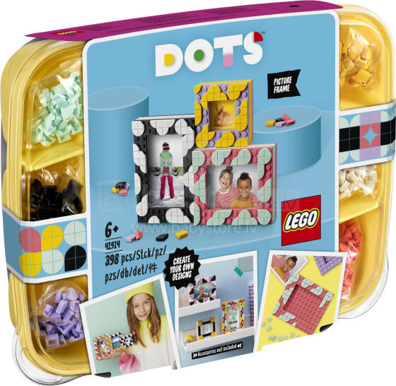 LEGO DOTs kūrybiniai nuotraukų rėmeliai