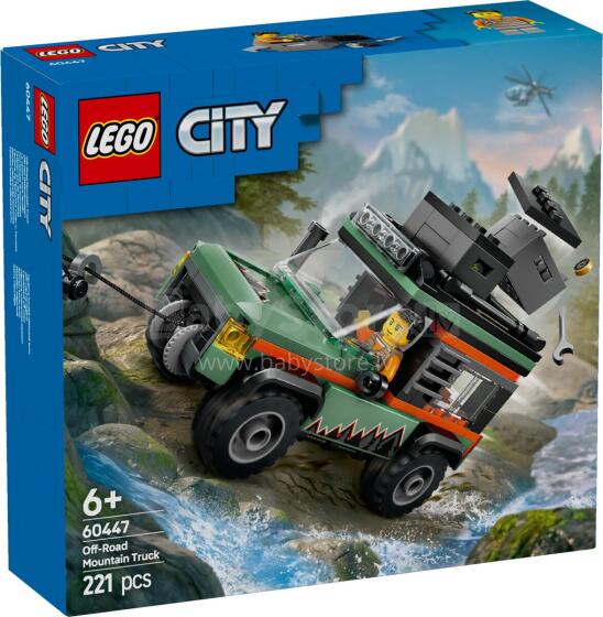 LEGO City Off-Road 4x4 Kalnų Sunkvežimis