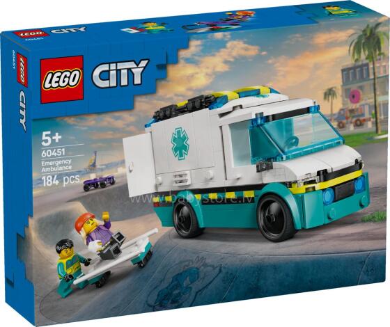 LEGO City Greitosios pagalbos automobilis
